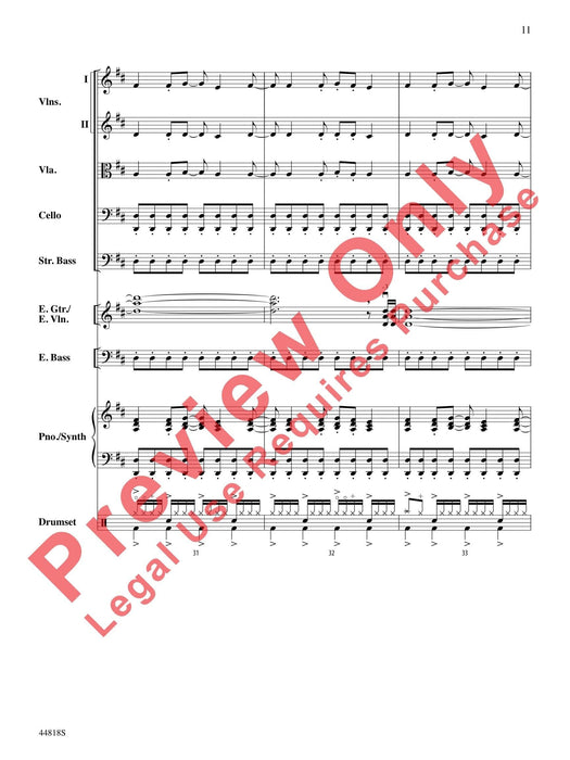 Appalachian Snowfall As Performed by Trans-Siberian Orchestra 管弦樂團 總譜 | 小雅音樂 Hsiaoya Music