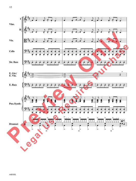 Appalachian Snowfall As Performed by Trans-Siberian Orchestra 管弦樂團 總譜 | 小雅音樂 Hsiaoya Music