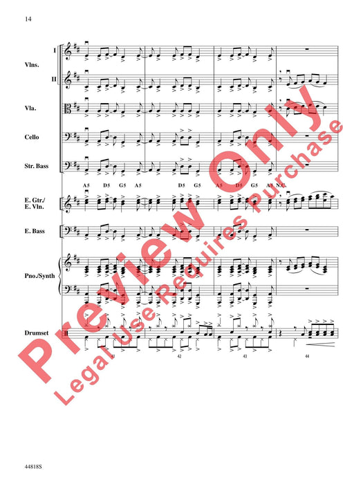 Appalachian Snowfall As Performed by Trans-Siberian Orchestra 管弦樂團 總譜 | 小雅音樂 Hsiaoya Music