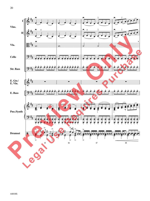 Appalachian Snowfall As Performed by Trans-Siberian Orchestra 管弦樂團 總譜 | 小雅音樂 Hsiaoya Music