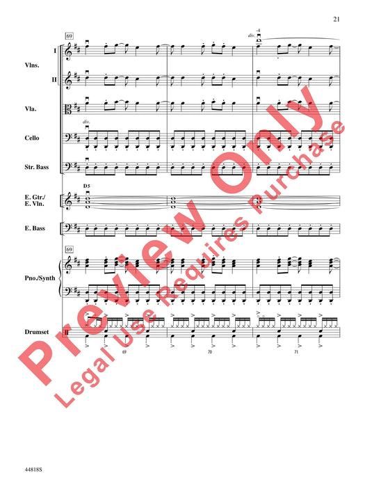 Appalachian Snowfall As Performed by Trans-Siberian Orchestra 管弦樂團 總譜 | 小雅音樂 Hsiaoya Music