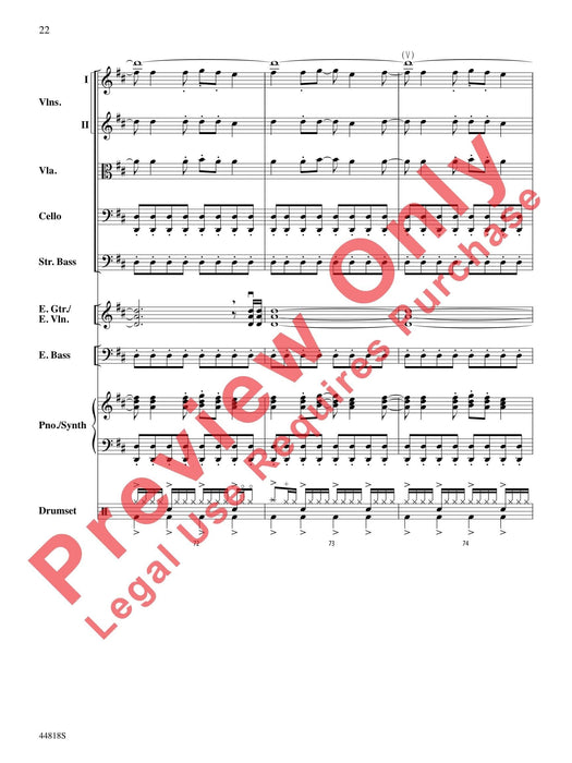 Appalachian Snowfall As Performed by Trans-Siberian Orchestra 管弦樂團 總譜 | 小雅音樂 Hsiaoya Music