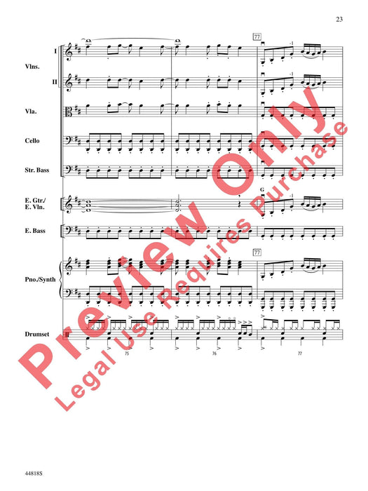 Appalachian Snowfall As Performed by Trans-Siberian Orchestra 管弦樂團 總譜 | 小雅音樂 Hsiaoya Music