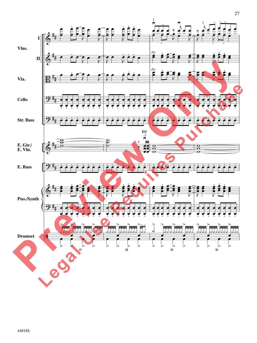 Appalachian Snowfall As Performed by Trans-Siberian Orchestra 管弦樂團 總譜 | 小雅音樂 Hsiaoya Music