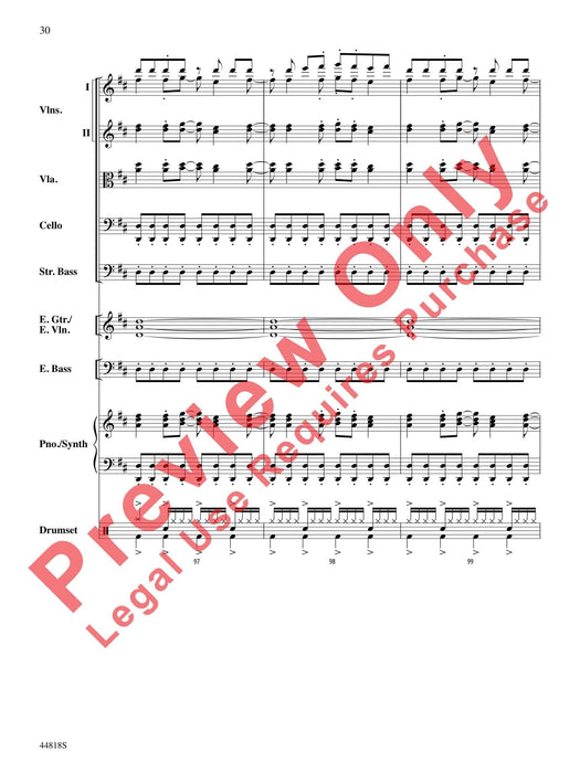 Appalachian Snowfall As Performed by Trans-Siberian Orchestra 管弦樂團 總譜 | 小雅音樂 Hsiaoya Music