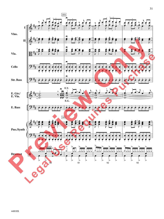 Appalachian Snowfall As Performed by Trans-Siberian Orchestra 管弦樂團 總譜 | 小雅音樂 Hsiaoya Music