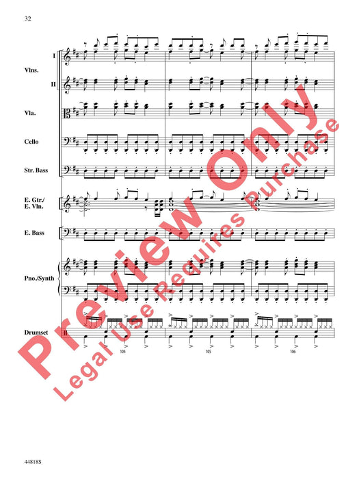 Appalachian Snowfall As Performed by Trans-Siberian Orchestra 管弦樂團 總譜 | 小雅音樂 Hsiaoya Music