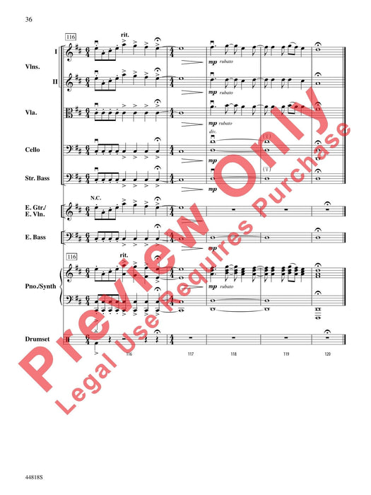 Appalachian Snowfall As Performed by Trans-Siberian Orchestra 管弦樂團 總譜 | 小雅音樂 Hsiaoya Music