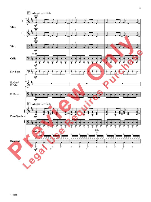 Appalachian Snowfall As Performed by Trans-Siberian Orchestra 管弦樂團 總譜 | 小雅音樂 Hsiaoya Music