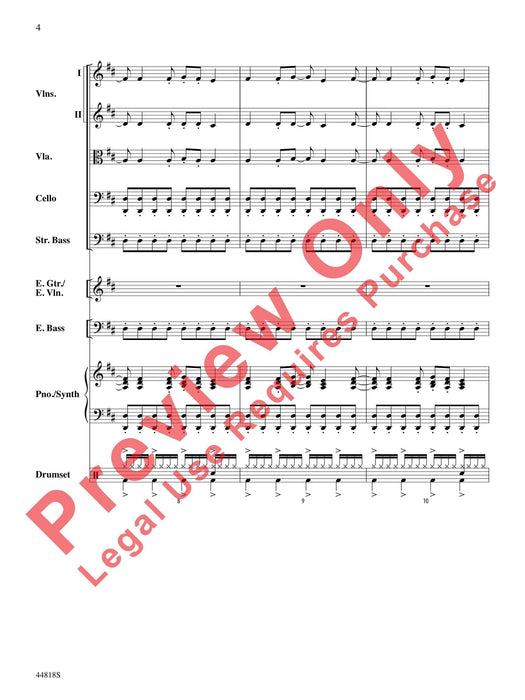 Appalachian Snowfall As Performed by Trans-Siberian Orchestra 管弦樂團 總譜 | 小雅音樂 Hsiaoya Music