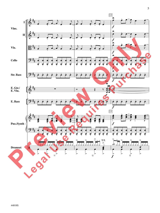 Appalachian Snowfall As Performed by Trans-Siberian Orchestra 管弦樂團 總譜 | 小雅音樂 Hsiaoya Music