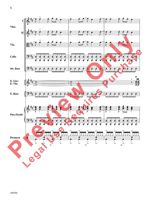 Appalachian Snowfall As Performed by Trans-Siberian Orchestra 管弦樂團 總譜 | 小雅音樂 Hsiaoya Music