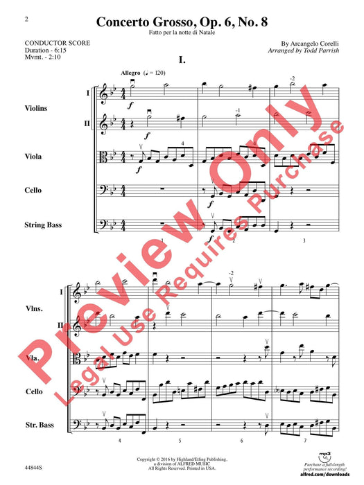 Concerto Grosso, Opus 6, No. 8 Fatto per la notte di Natale 柯雷里阿爾坎傑羅 大協奏曲作品 | 小雅音樂 Hsiaoya Music