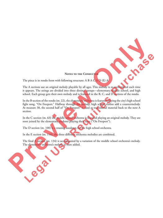 A Festival Rondo For Combined Multi-Aged Orchestras 迴旋曲 總譜 | 小雅音樂 Hsiaoya Music