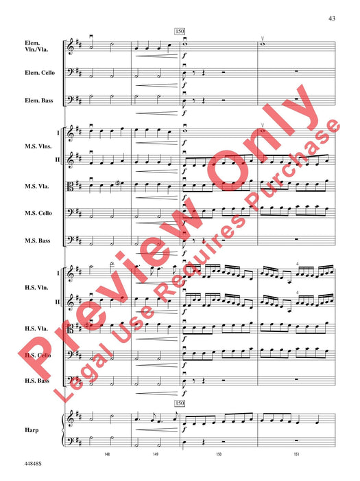 A Festival Rondo For Combined Multi-Aged Orchestras 迴旋曲 總譜 | 小雅音樂 Hsiaoya Music