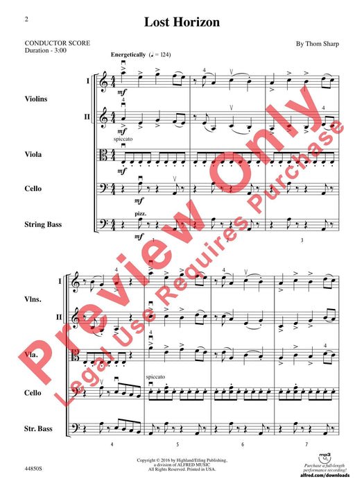 Lost Horizon 總譜 | 小雅音樂 Hsiaoya Music