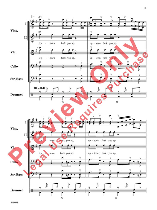 Uptown Funk As Performed by Bruno Mars 放克音樂 總譜 | 小雅音樂 Hsiaoya Music