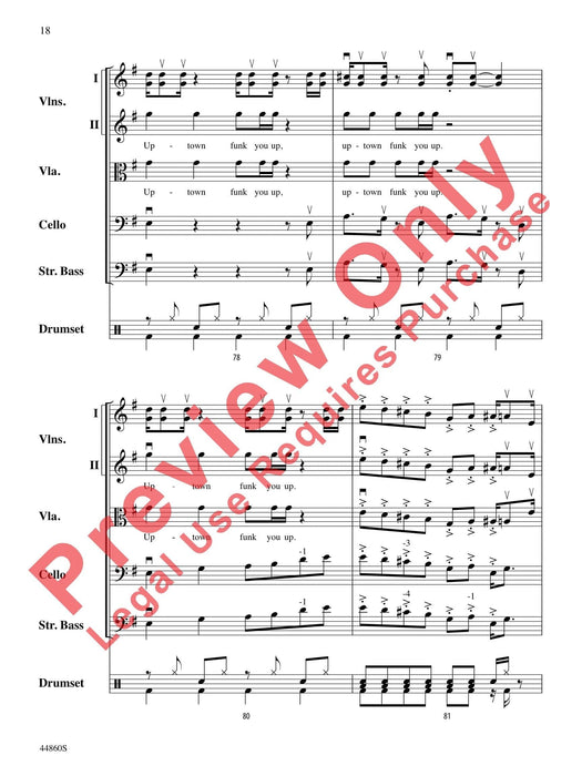 Uptown Funk As Performed by Bruno Mars 放克音樂 總譜 | 小雅音樂 Hsiaoya Music