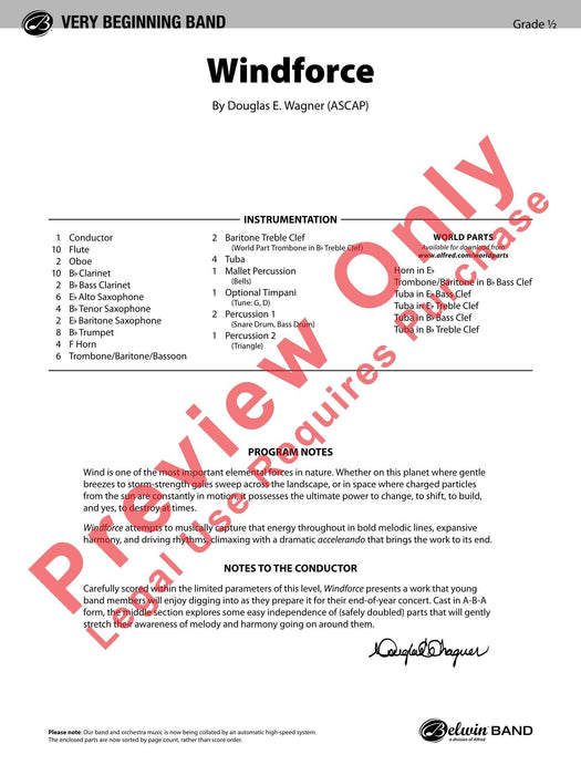 Windforce 總譜 | 小雅音樂 Hsiaoya Music