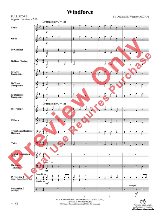 Windforce 總譜 | 小雅音樂 Hsiaoya Music