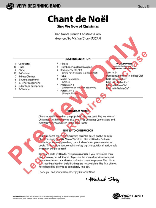 Chant de Noël (Sing We Now of Christmas) 聖歌 總譜 | 小雅音樂 Hsiaoya Music