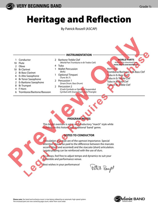 Heritage and Reflection 反射 總譜 | 小雅音樂 Hsiaoya Music