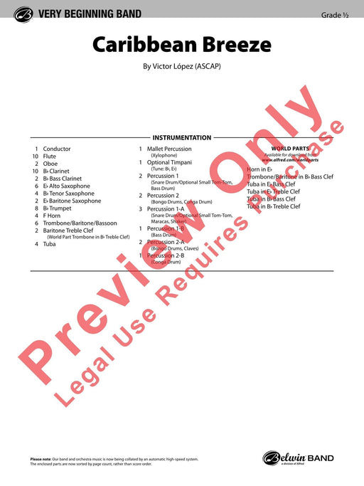 Caribbean Breeze 總譜 | 小雅音樂 Hsiaoya Music