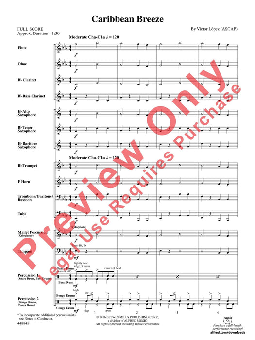 Caribbean Breeze 總譜 | 小雅音樂 Hsiaoya Music