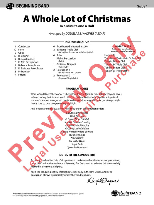 A Whole Lot of Christmas (In a Minute and a Half) 總譜 | 小雅音樂 Hsiaoya Music