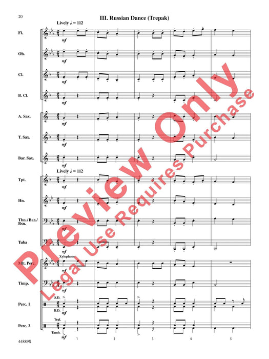 Three Miniature Nutcrackers I. March, II. Dance of the Reed Flutes, III. Russian Dance (Trepak) 柴科夫斯基,彼得 進行曲 舞曲 長笛 舞曲 | 小雅音樂 Hsiaoya Music