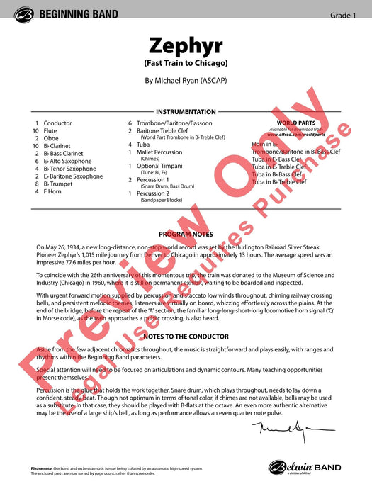 Zephyr (Fast Train to Chicago) | 小雅音樂 Hsiaoya Music