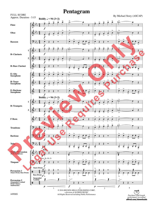 Pentagram 總譜 | 小雅音樂 Hsiaoya Music