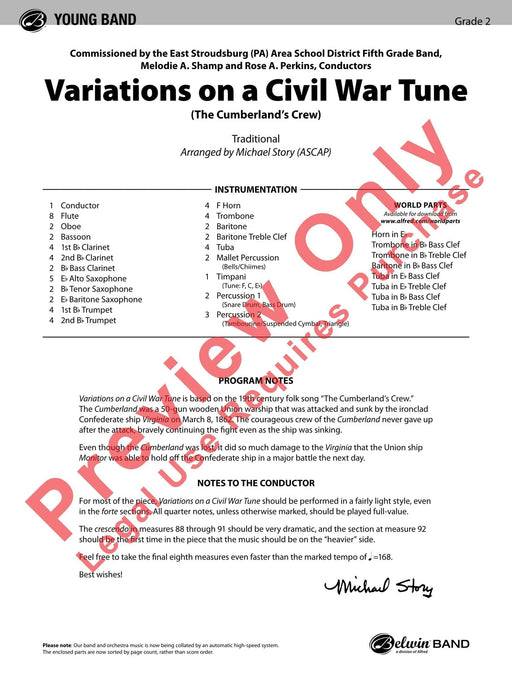 Variations on a Civil War Tune The Cumberland's Crew 詠唱調 | 小雅音樂 Hsiaoya Music