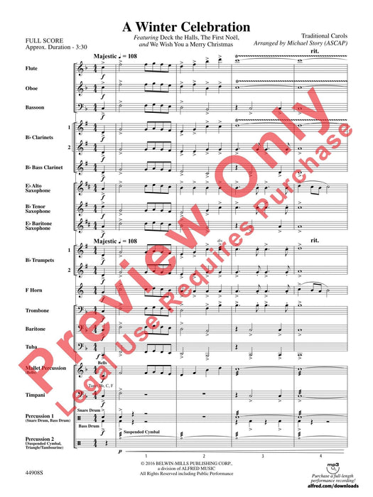 A Winter Celebration Featuring: Deck the Halls / The First Noël / We Wish You a Merry Christmas 總譜 | 小雅音樂 Hsiaoya Music