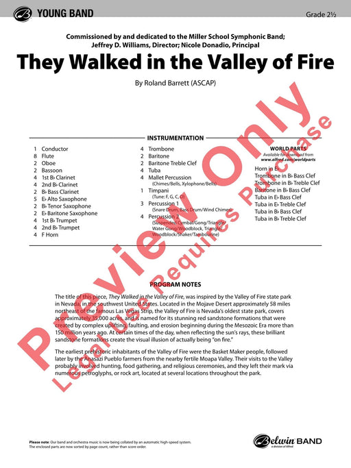 They Walked in the Valley of Fire 總譜 | 小雅音樂 Hsiaoya Music