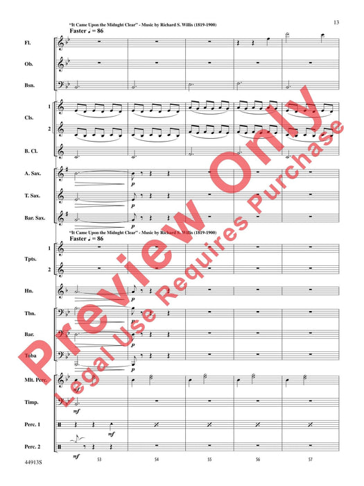 Midnight Carols Featuring: What Child Is This? / It Came Upon the Midnight Clear 耶誕頌歌 總譜 | 小雅音樂 Hsiaoya Music