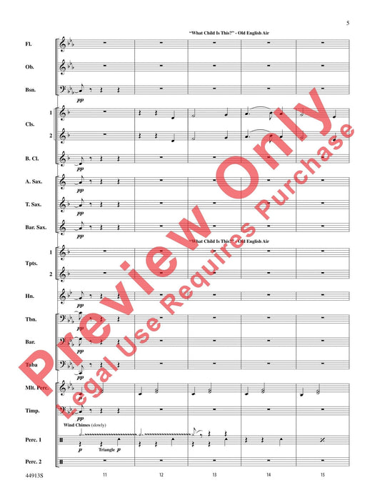 Midnight Carols Featuring: What Child Is This? / It Came Upon the Midnight Clear 耶誕頌歌 總譜 | 小雅音樂 Hsiaoya Music