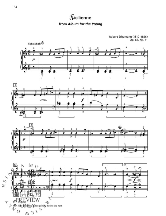 Classics for Students: Burgmüller, Heller & Schumann, Book 1 Standard Repertoire for the Developing Pianist | 小雅音樂 Hsiaoya Music