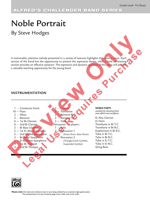 Noble Portrait 總譜 | 小雅音樂 Hsiaoya Music