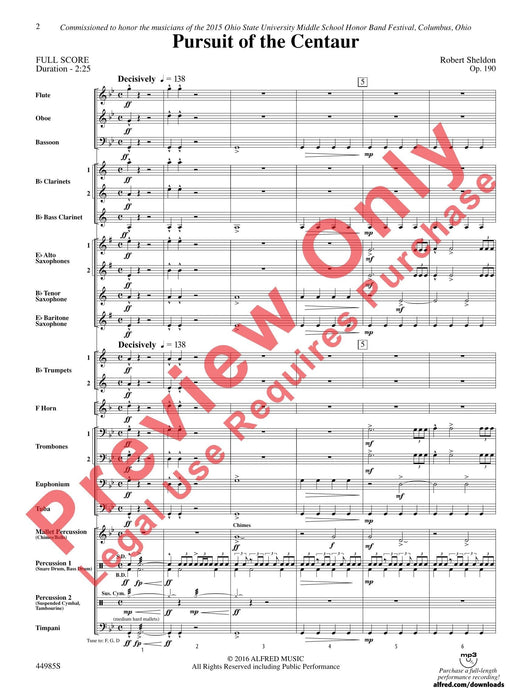 Pursuit of the Centaur 總譜 | 小雅音樂 Hsiaoya Music