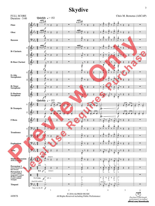 Skydive 總譜 | 小雅音樂 Hsiaoya Music