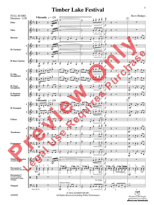 Timber Lake Festival 總譜 | 小雅音樂 Hsiaoya Music