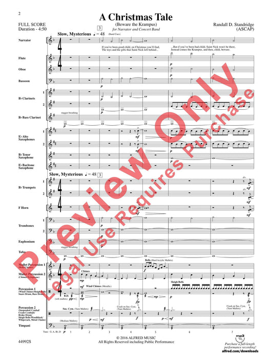 A Christmas Tale Beware the Krampus -- for Narrator and Band 總譜 | 小雅音樂 Hsiaoya Music