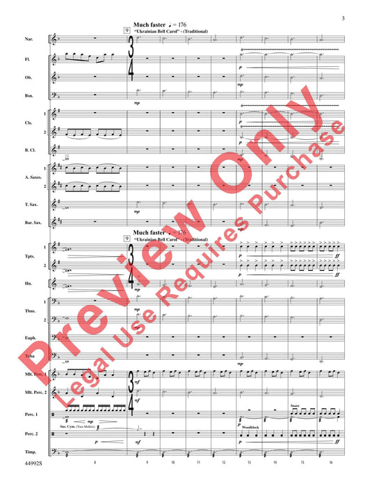 A Christmas Tale Beware the Krampus -- for Narrator and Band 總譜 | 小雅音樂 Hsiaoya Music