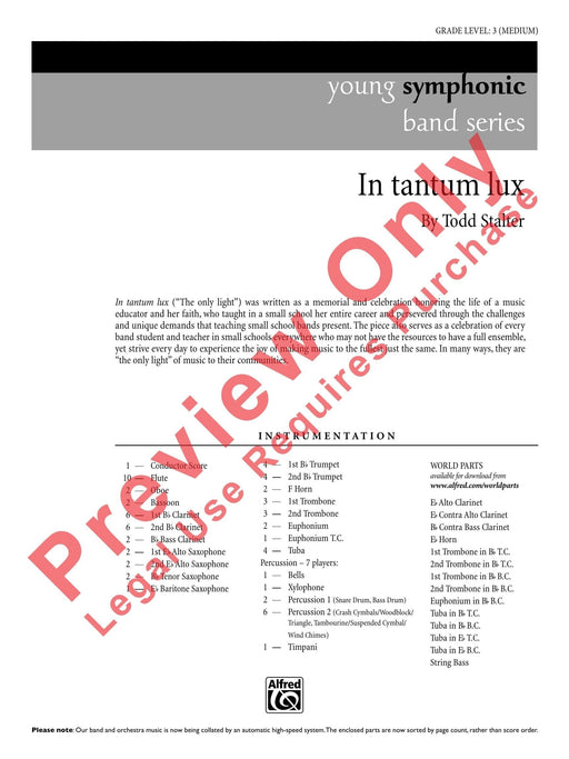 In tantum lux The Only Light 總譜 | 小雅音樂 Hsiaoya Music