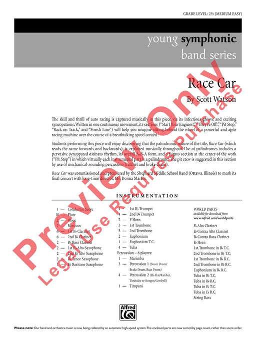 Race Car 總譜 | 小雅音樂 Hsiaoya Music