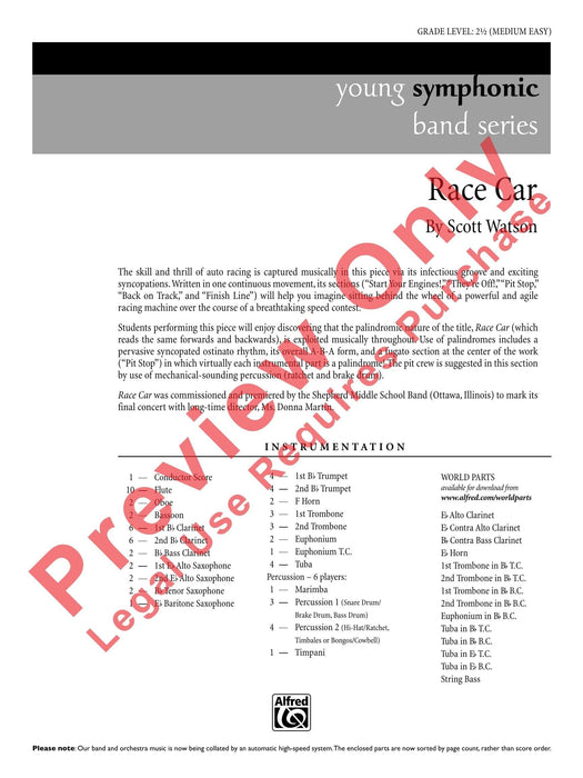 Race Car 總譜 | 小雅音樂 Hsiaoya Music