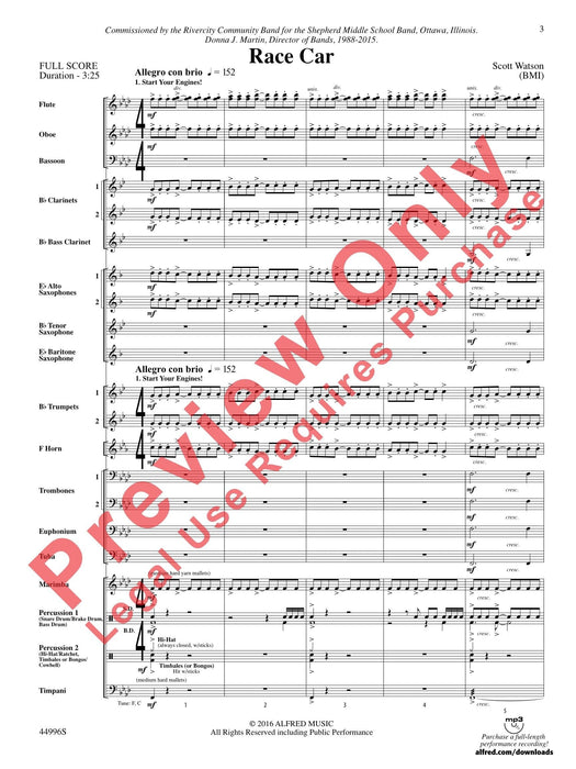 Race Car 總譜 | 小雅音樂 Hsiaoya Music