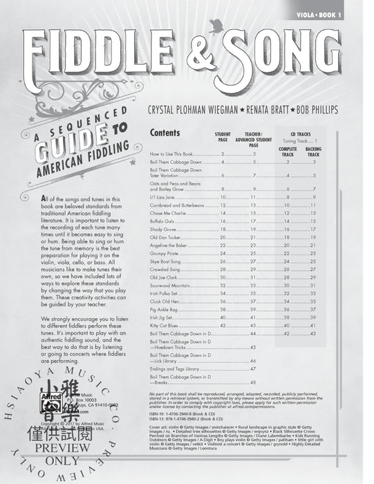 Fiddle & Song, Book 1 A Sequenced Guide to American Fiddling 提琴 模寫曲 | 小雅音樂 Hsiaoya Music