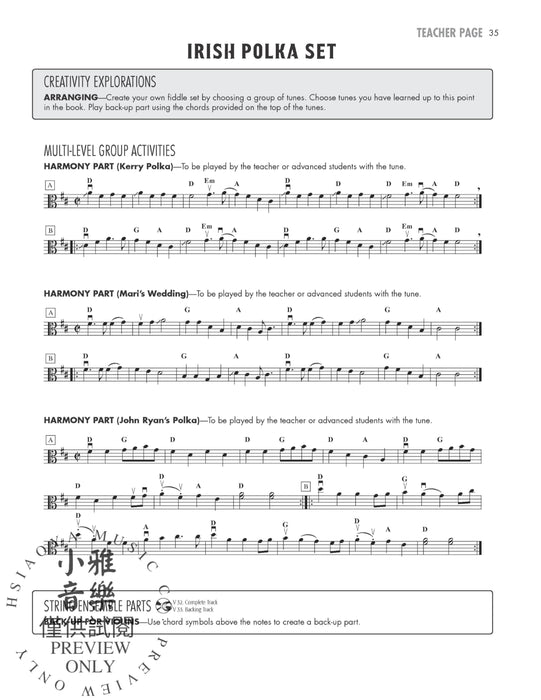 Fiddle & Song, Book 1 A Sequenced Guide to American Fiddling 提琴 模寫曲 | 小雅音樂 Hsiaoya Music